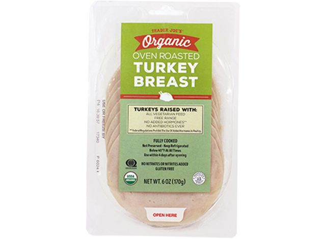 Trader Joes Organic Deli Flice Turkey Breast