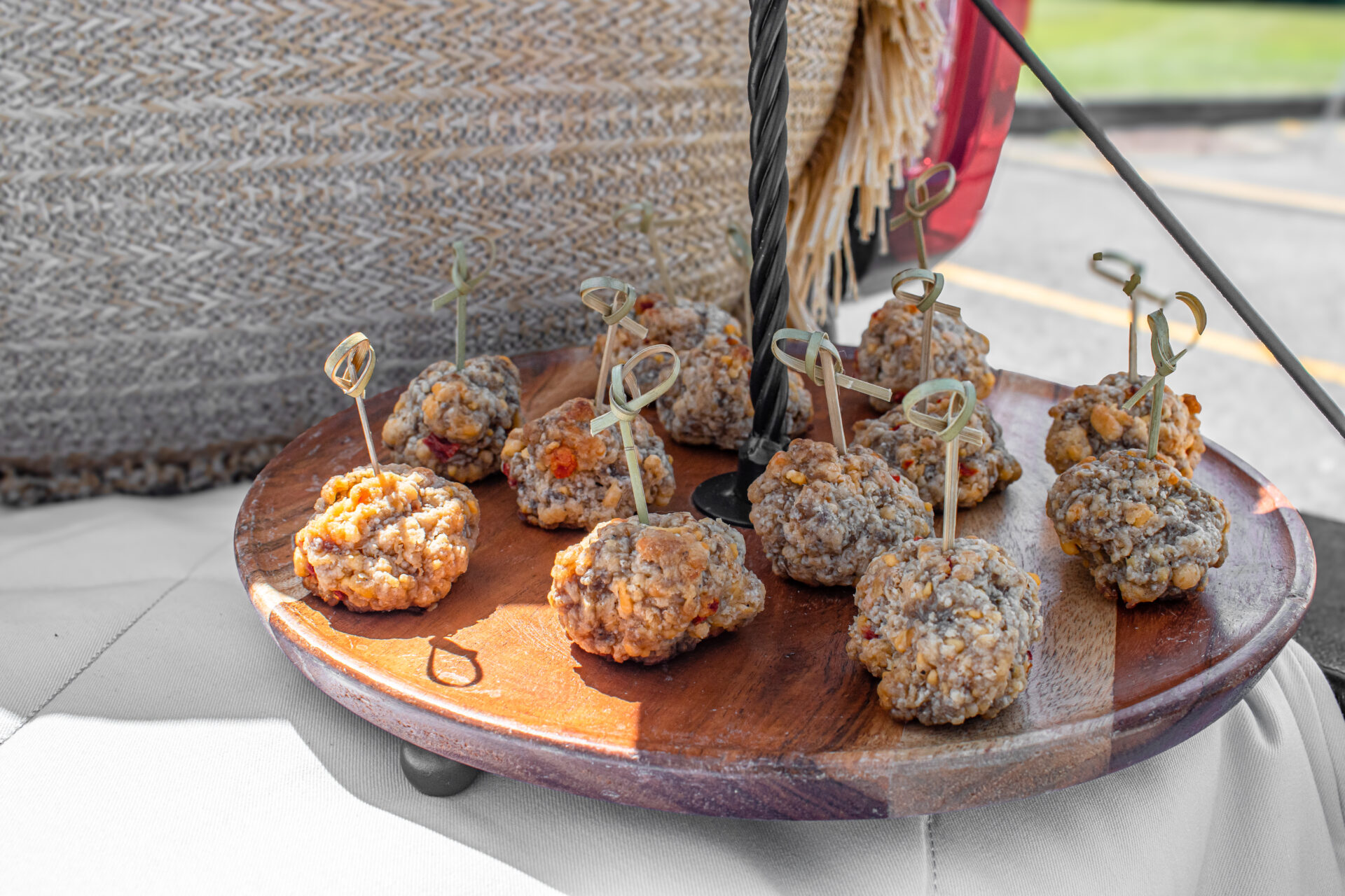Pimentosausageballs Tailgate Furbee