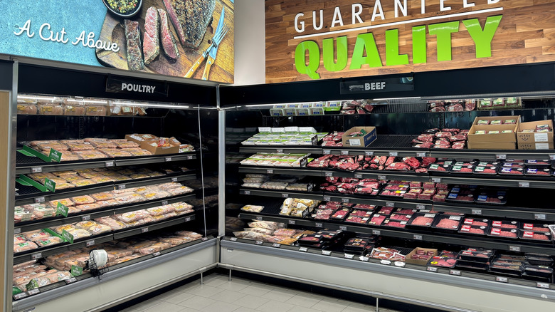 Aldi Meat διάδρομο