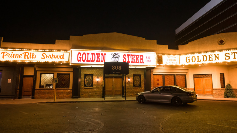 Εξωτερικό του Golden Steer Steakhouse στο Λας Βέγκας