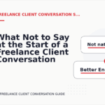 What Not to Say at the Start of a Freelance Client Conversation