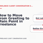 How to Move from Greeting to Main Point in Freelance Client Conversation English