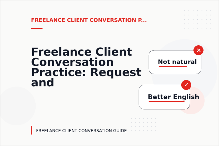 Freelance Client Conversation Practice: Request and Reply Examples Freelance Client Conversation Practice: Request and Reply Examples