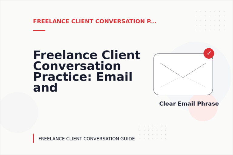 Freelance Client Conversation Practice: Email and Message Examples Freelance Client Conversation Practice: Email and Message Examples